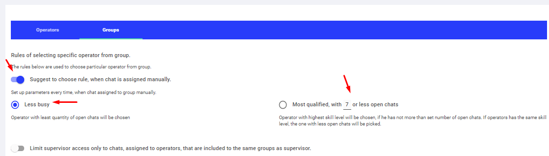 Usuários e Grupos 8 Selecionando operadores