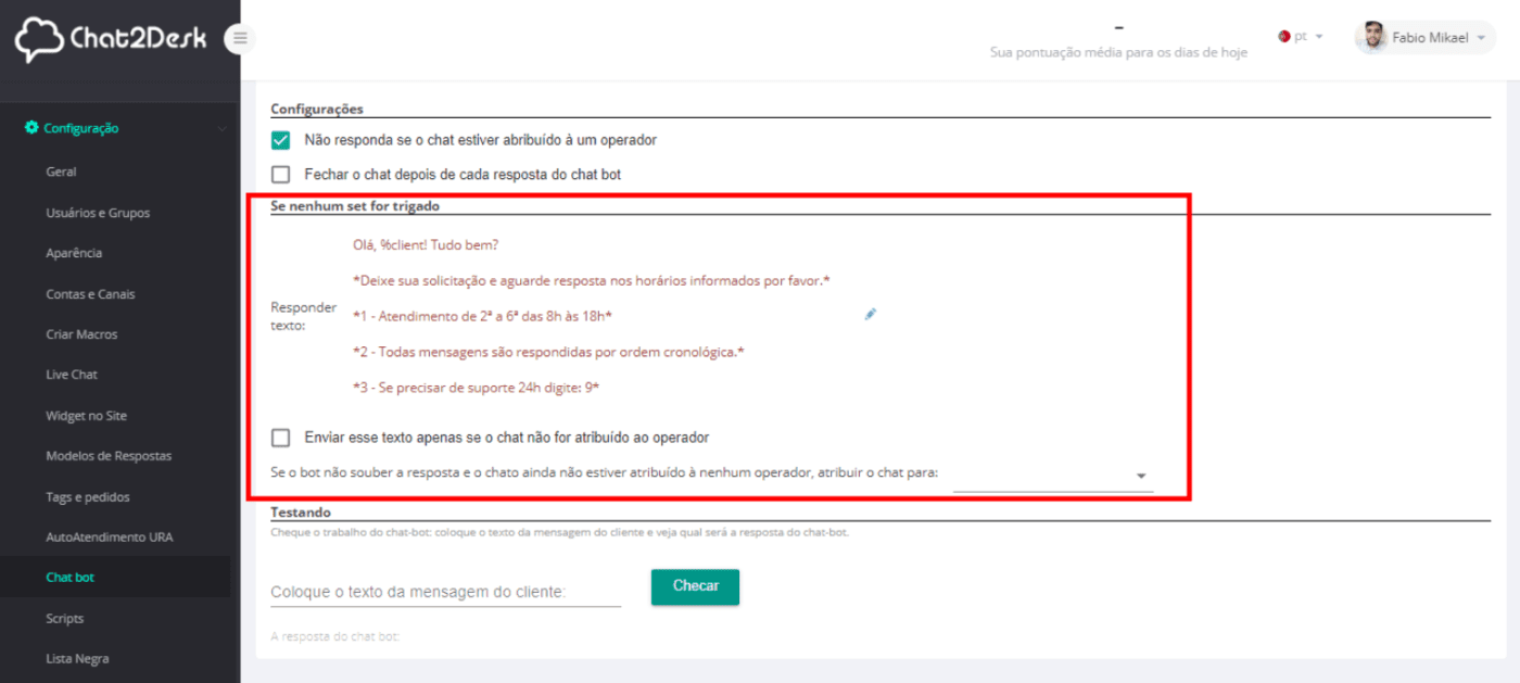 Chat Bot - Conversacional 7 ChatBot