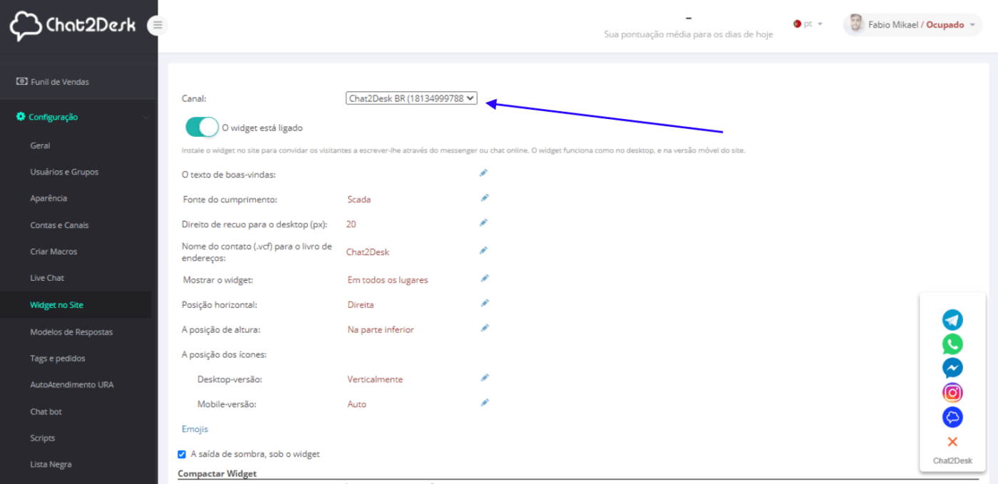 Live Chat 8 Widget