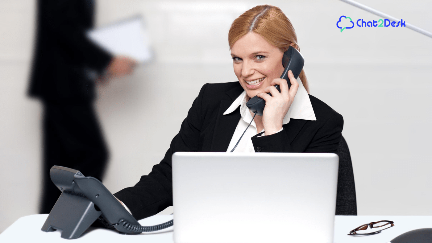 Colaboradora treinada para executar uma boa gestão de cobrança